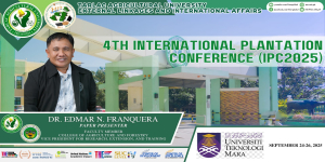 Dr. Edmar - 4th Int'l Plantation Conference