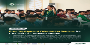 𝐂𝐀𝐏𝐓𝐔𝐑𝐄𝐃 𝐈𝐍 𝐋𝐄𝐍𝐒  | 𝐏𝐫𝐞- 𝐃𝐞𝐩𝐥𝐨𝐲𝐦𝐞𝐧𝐭 𝐎𝐫𝐢𝐞𝐧𝐭𝐚𝐭𝐢𝐨𝐧 𝐒𝐞𝐦𝐢𝐧𝐚𝐫 𝐟𝐨𝐫 𝐂𝐀𝐅 𝐚𝐧𝐝 𝐂𝐄𝐓 𝐒𝐭𝐮𝐝𝐞𝐧𝐭 𝐈𝐧𝐭𝐞𝐫𝐧𝐬