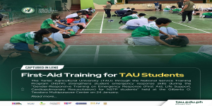 𝐂𝐀𝐏𝐓𝐔𝐑𝐄𝐃 𝐈𝐍 𝐋𝐄𝐍𝐒 | 𝐅𝐢𝐫𝐬𝐭-𝐀𝐢𝐝 𝐓𝐫𝐚𝐢𝐧𝐢𝐧𝐠 𝐟𝐨𝐫 𝐓𝐀𝐔 𝐒𝐭𝐮𝐝𝐞𝐧𝐭𝐬