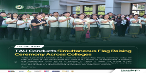 𝐂𝐀𝐏𝐓𝐔𝐑𝐄𝐃 𝐈𝐍 𝐋𝐄𝐍𝐒 | Flag-Raising Ceremony