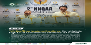 𝐌𝐈𝐋𝐄𝐒𝐓𝐎𝐍𝐄𝐒 | 𝐓𝐀𝐔 𝐑𝐞𝐚𝐟𝐟𝐢𝐫𝐦𝐬 𝐀𝐜𝐚𝐝𝐞𝐦𝐢𝐜 𝐄𝐱𝐜𝐞𝐥𝐥𝐞𝐧𝐜𝐞, 𝐄𝐚𝐫𝐧𝐬 𝐌𝐮𝐥𝐭𝐢𝐩𝐥𝐞 𝐇𝐢𝐠𝐡-𝐋𝐞𝐯𝐞𝐥 𝐀𝐜𝐜𝐫𝐞𝐝𝐢𝐭𝐚𝐭𝐢𝐨𝐧𝐬 𝐚𝐭 𝐍𝐚𝐭𝐢𝐨𝐧𝐚𝐥 𝐐𝐀 𝐒𝐮𝐦𝐦𝐢𝐭