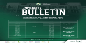 𝐔𝐍𝐈𝐕𝐄𝐑𝐒𝐈𝐓𝐘 𝐁𝐔𝐋𝐋𝐄𝐓𝐈𝐍 [𝐔𝐁 𝟎𝟔𝟓-𝟐𝟎𝟐𝟔] | 𝐓𝐚𝐫𝐥𝐚𝐜 𝐀𝐠𝐫𝐢𝐜𝐮𝐥𝐭𝐮𝐫𝐚𝐥 𝐔𝐧𝐢𝐯𝐞𝐫𝐬𝐢𝐭𝐲 (𝐓𝐀𝐔)