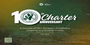 𝐔𝐍𝐈𝐕𝐄𝐑𝐒𝐈𝐓𝐘 𝐁𝐔𝐋𝐋𝐄𝐓𝐈𝐍 [𝐔𝐁 𝟎𝟗𝟔 -𝟐𝟎𝟐𝟔] | 𝐓𝐀𝐔'𝐬 𝟏𝟎𝐭𝐡 𝐂𝐡𝐚𝐫𝐭𝐞𝐫 𝐀𝐧𝐧𝐢𝐯𝐞𝐫𝐬𝐚𝐫𝐲